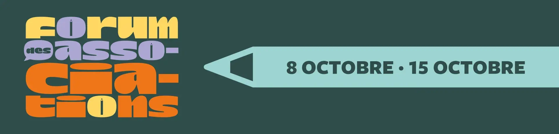 Forum des associations 8 octobre - 15 octobre